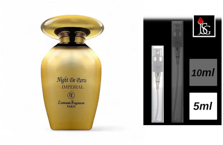 Shop for night de paris imperial eau de parfum 3 4oz perfume fragrance online and in miami 5ml decant