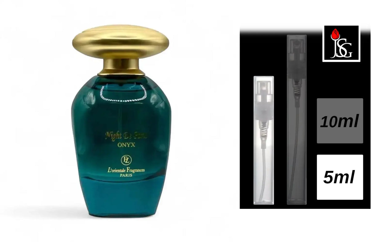Shop for night de paris onyx eau de parfum 3 4oz perfume fragrance online and in miami 5ml decant