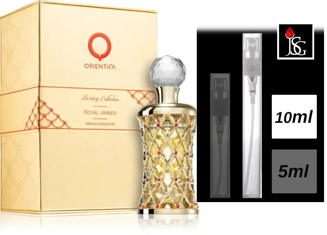 Orientica Royal Amber Perfume Concentrate Oil, 10ml Decant Sample