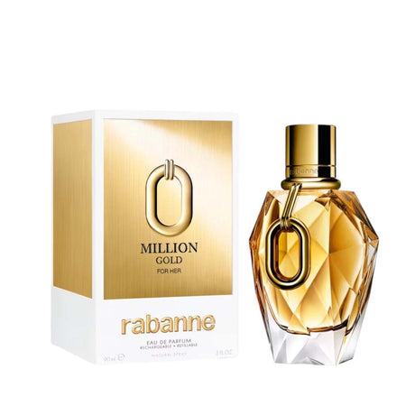 Paco Rabanne Million Gold For Her Eau de Parfum, 3 oz Bottle