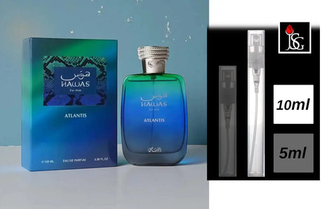 Shop for rasasi hawas atlantis eau de parfum 3 4 oz perfume fragrance online and in miami 10ml decant