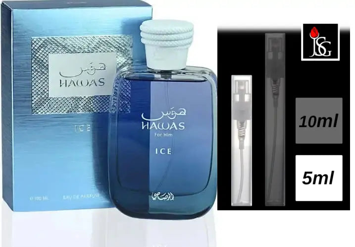 Rasasi Hawas Ice Eau de Parfum, 5ml Decant Sample