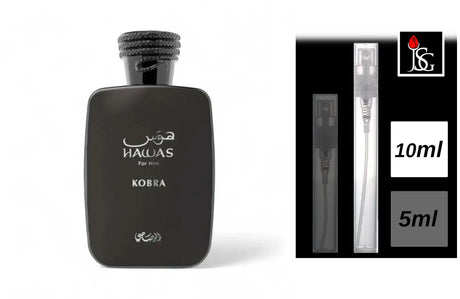 Shop for rasasi hawas kobra eau de parfum 3 4 oz perfume fragrance online and in miami 10ml decant