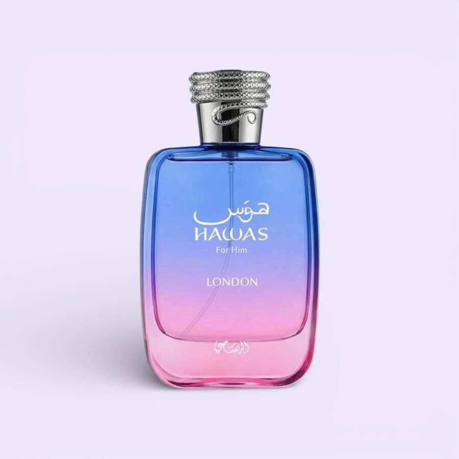 Rasasi Hawas London Eau de Parfum, 3.38 oz Bottle