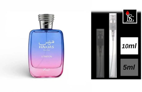 Shop for rasasi hawas london eau de parfum 3 38 oz perfume fragrance online and in miami 10ml decant