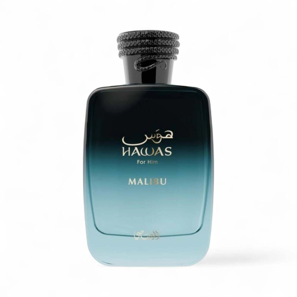 Rasasi Hawas Malibu Eau de Parfum, 3.4 oz Bottle