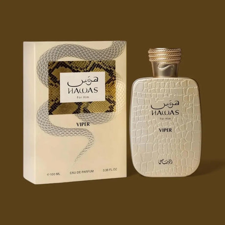 Rasasi Hawas Viper Eau de Parfum, 3.38 oz Bottle