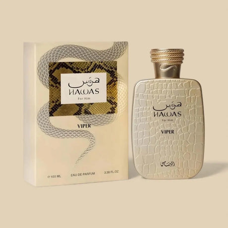 Rasasi Hawas Viper Eau de Parfum, 3.38 oz Bottle