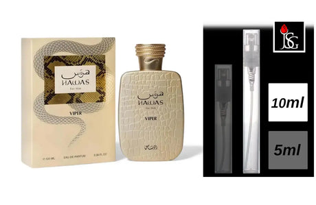 Rasasi Hawas Viper Eau de Parfum, 10ml Decant Sample