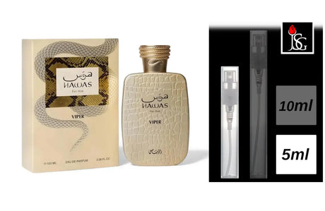 Rasasi Hawas Viper Eau de Parfum, 5ml Decant Sample