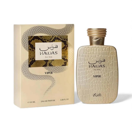 Rasasi Hawas Viper Eau de Parfum, 3.38 oz Bottle