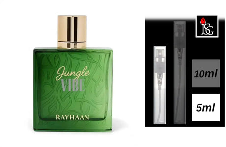 Shop for rayhaan jungle vibe 3 4 oz eau de parfum perfume fragrance online and in miami 5ml decant