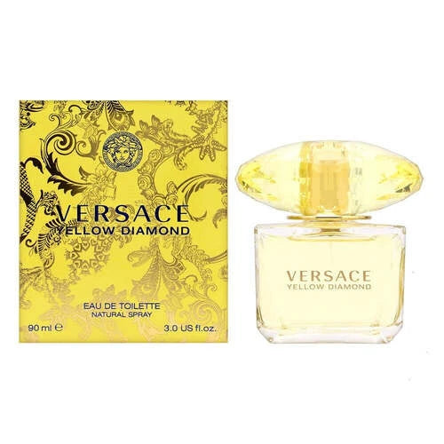 Versace Yellow Diamond Eau de Toilette, 3 oz Bottle
