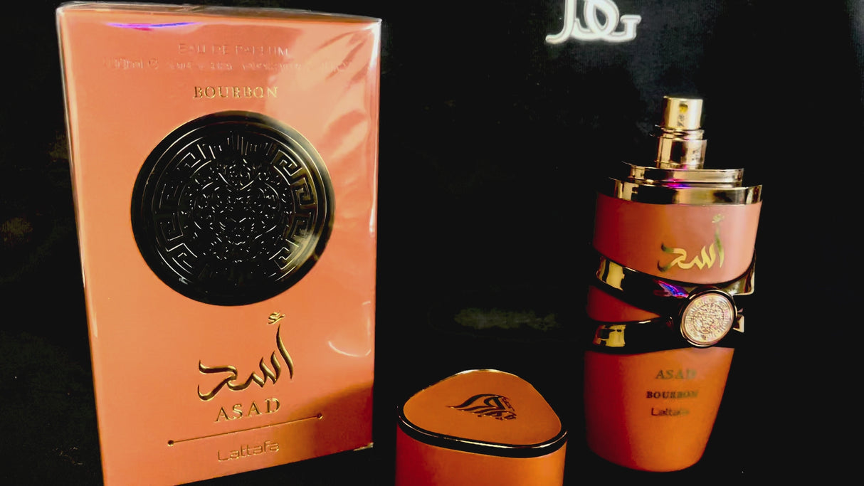 Lattafa Asad Bourbon Eau de Parfum 100ml 3.4 oz